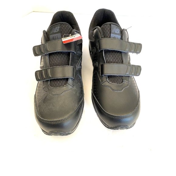 New Balance 411 Walking Shoes Men's Size 13 4E Wide Black Hook and Loop MW411HK2 - Picture 2 of 10